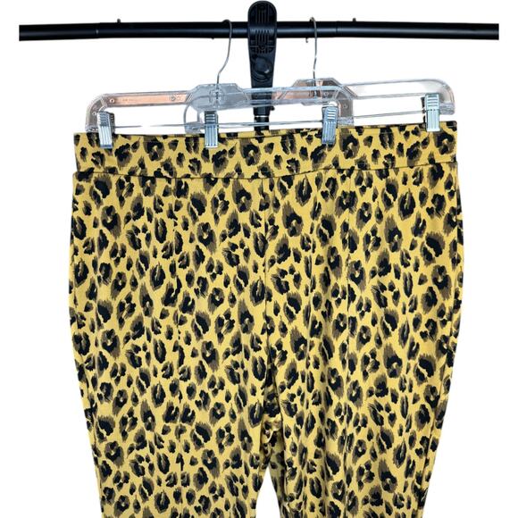 IMAN Plus Size 1X Leopard Print Stretch Pants Polyester Spandex Blend NWT - Picture 5 of 10